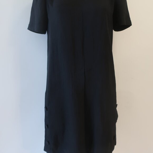 Womens Rag & Bone Black Short Sleeve Dress S/P - Picture 5 of 8